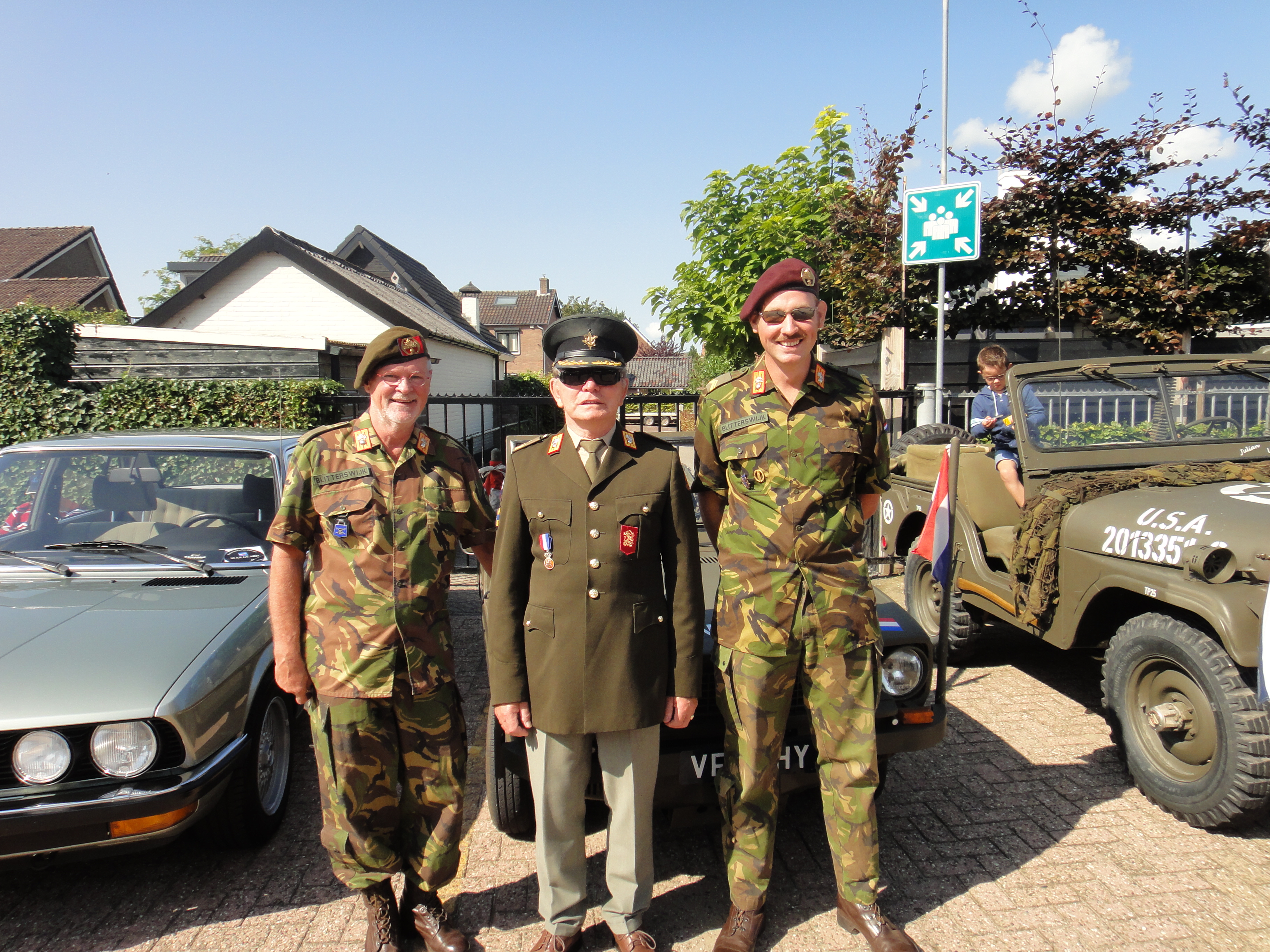 Deelnemers oldtimerrit